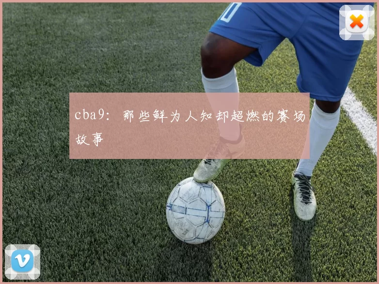cba9：那些鲜为人知却超燃的赛场故事